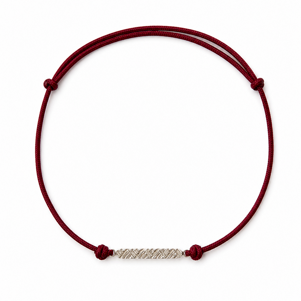 Weave cord necklace