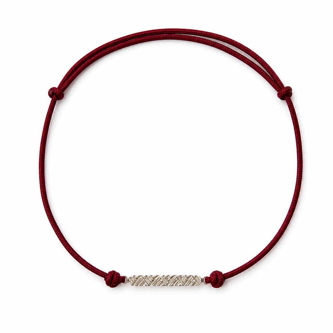 Weave cord necklace