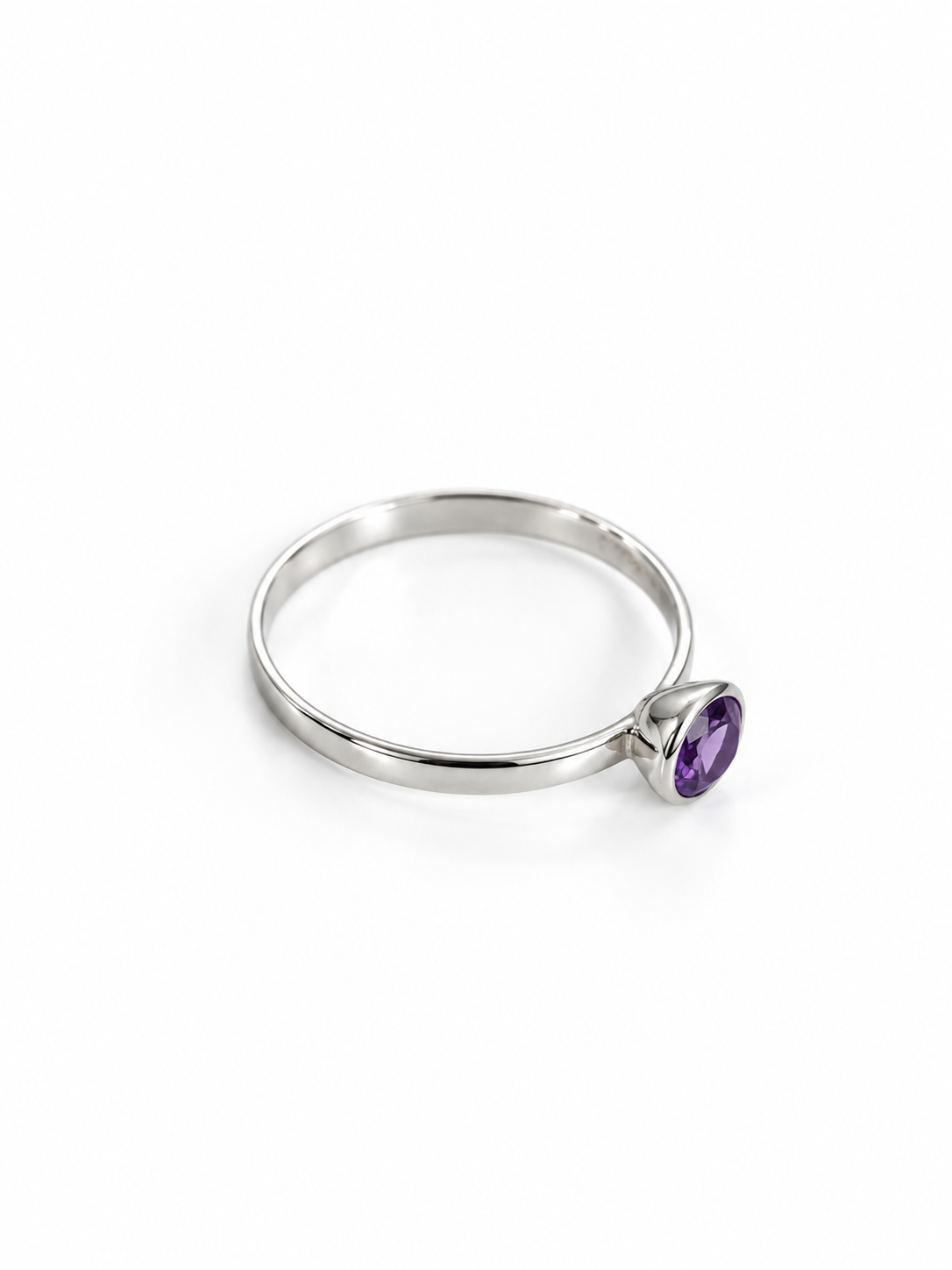 Purple stone ring