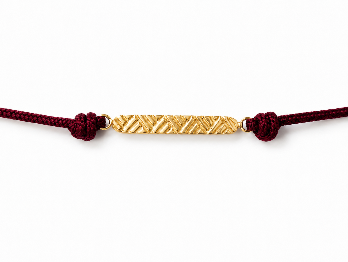 Weave cord bracelet