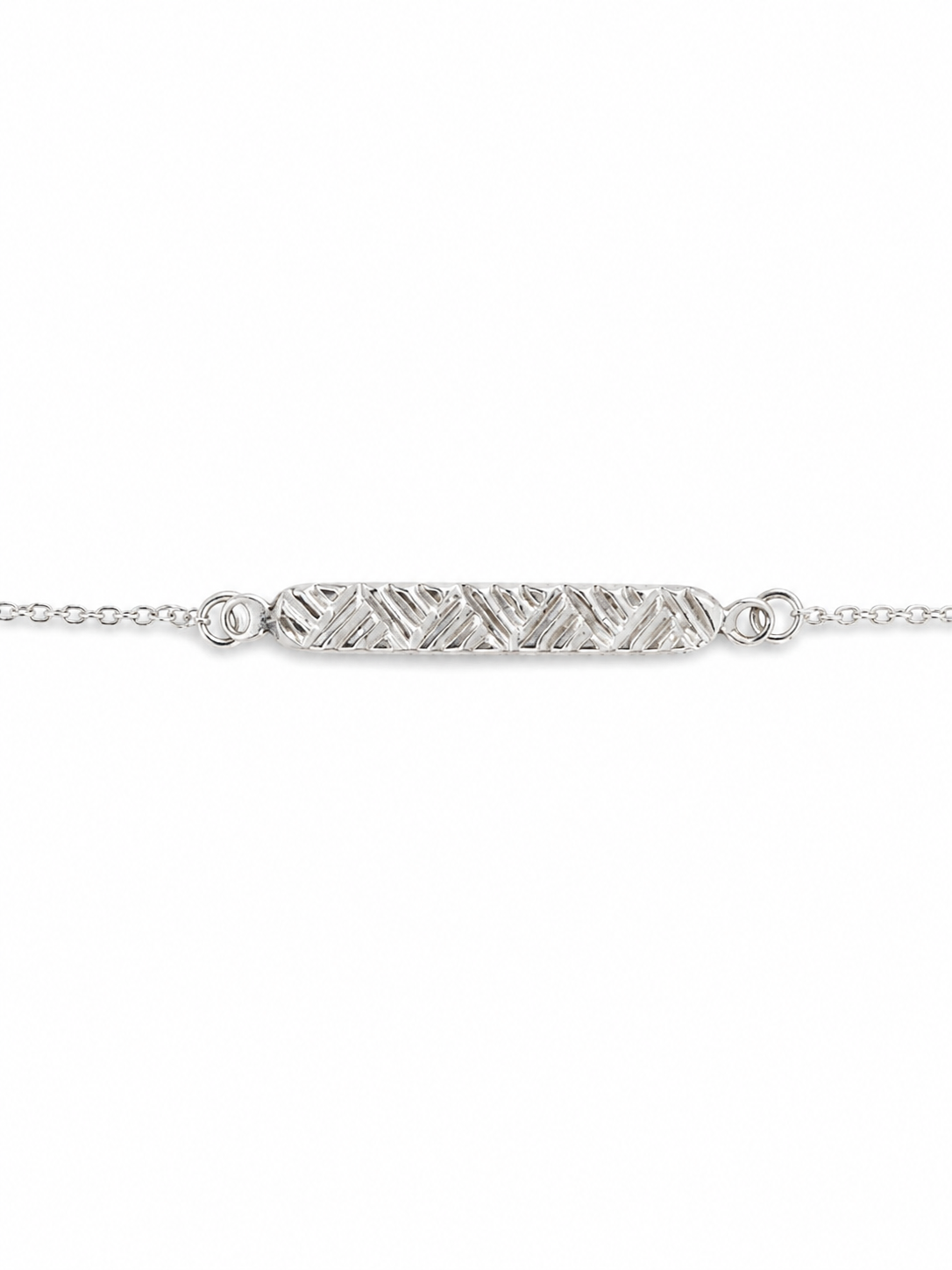 Weave chain bracelet
