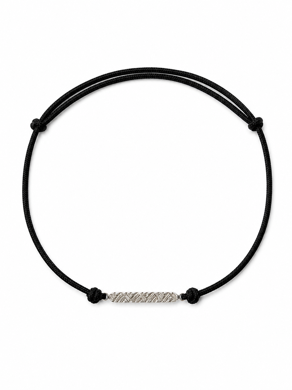 Weave cord necklace