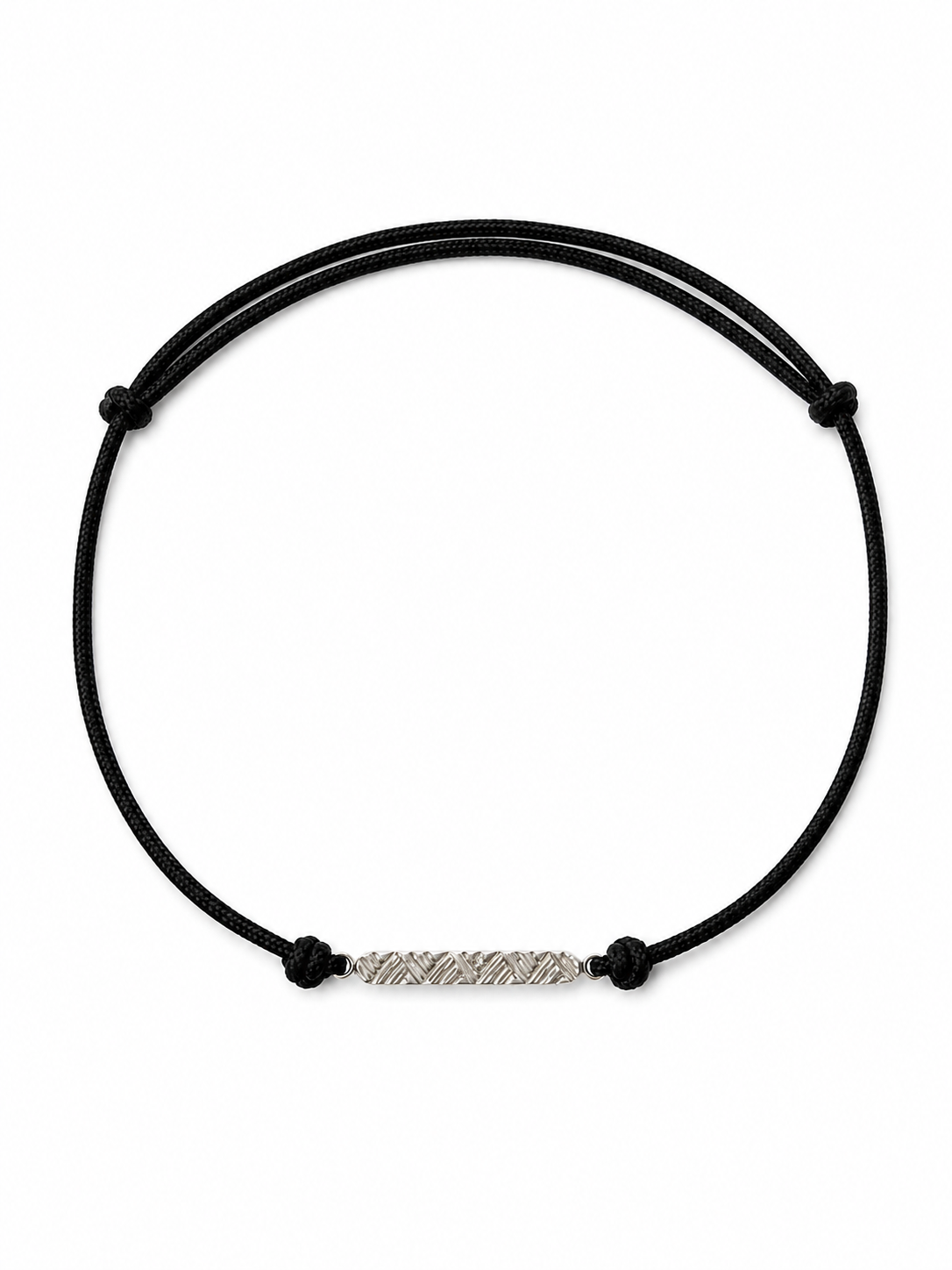 Weave cord necklace