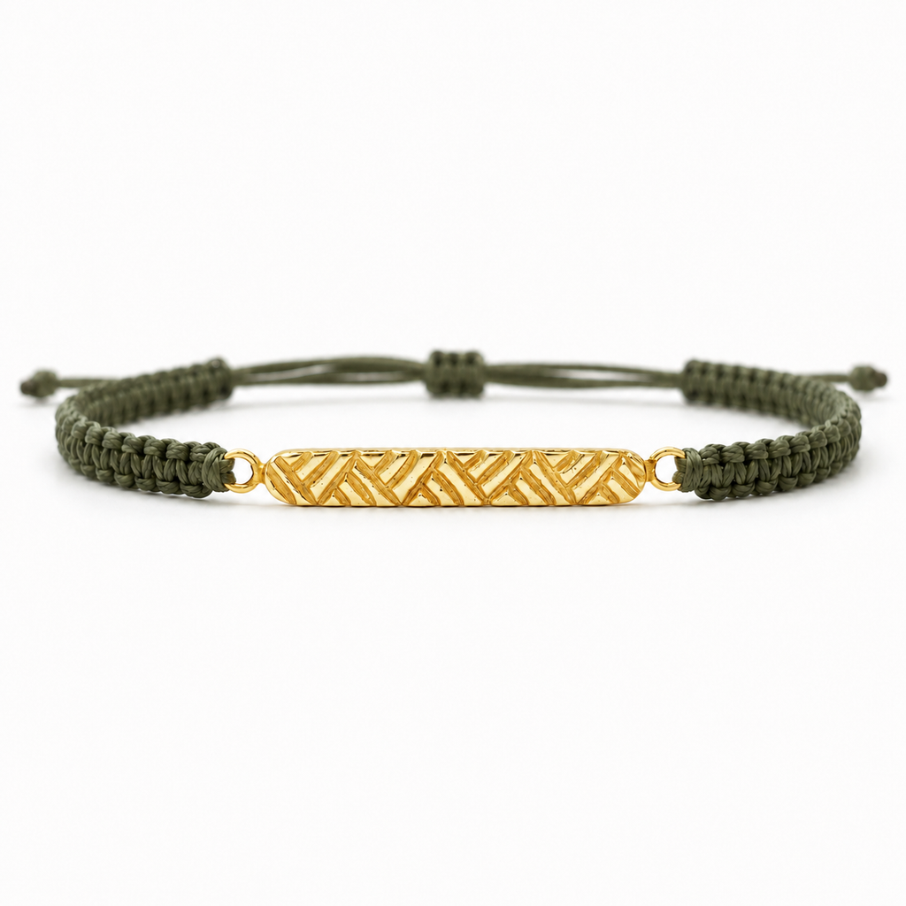 Weave macrame bracelet