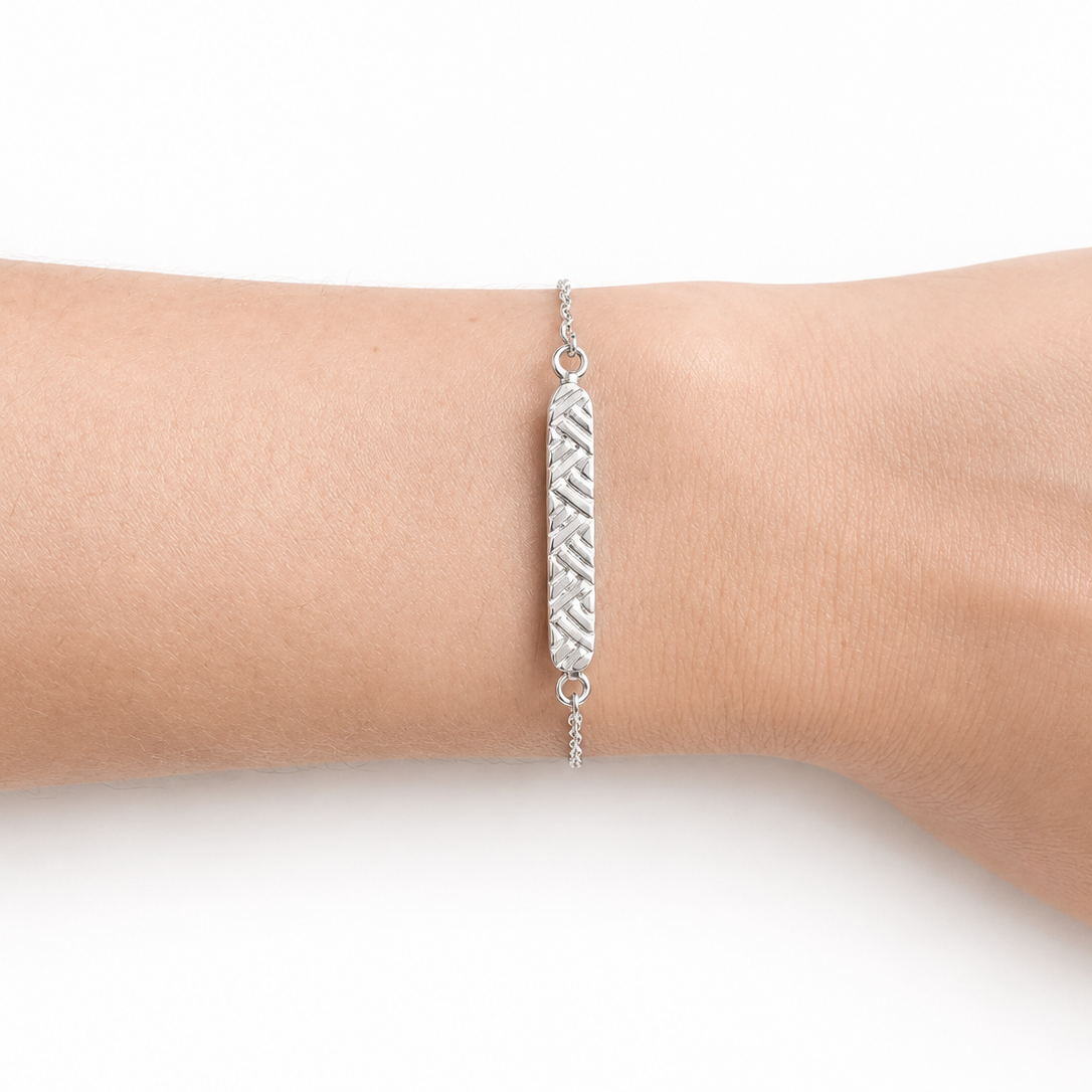Weave chain bracelet
