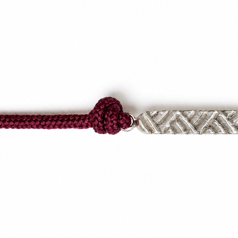 Weave cord bracelet