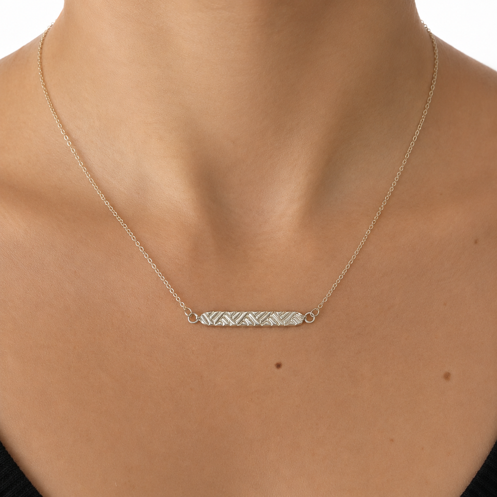 Weave chain necklace