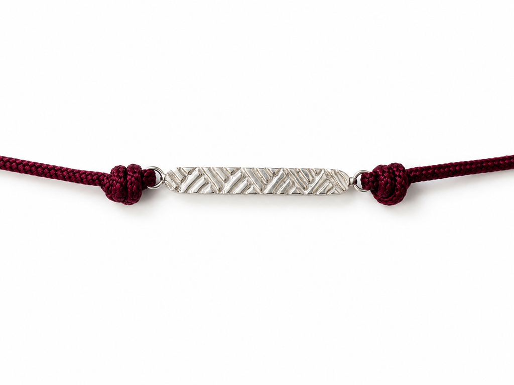 Weave cord bracelet
