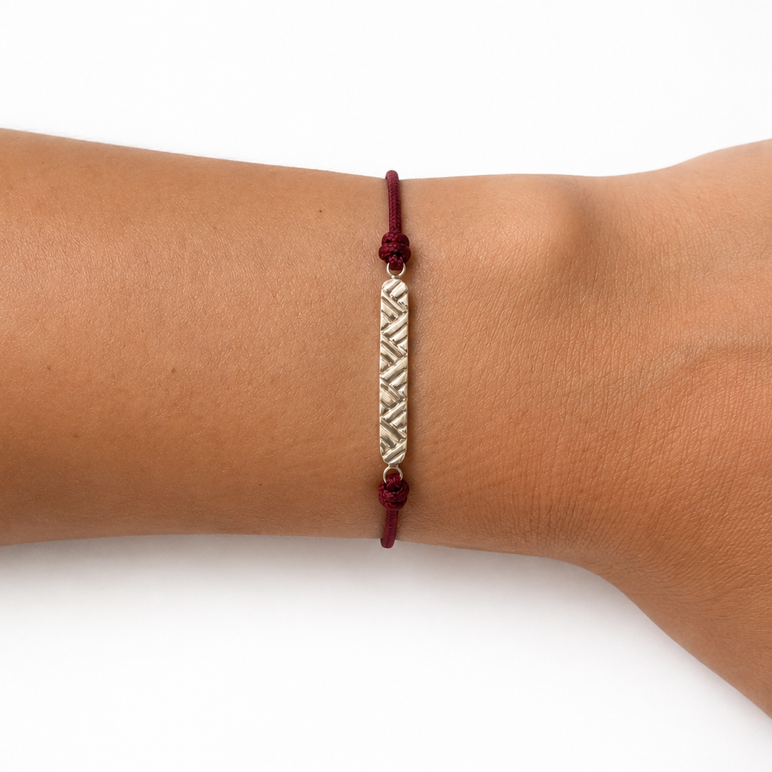 Weave cord bracelet